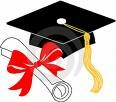 Grad cap and diploma
